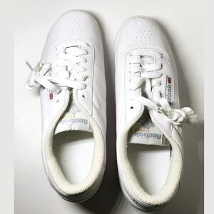 Reebok Classic Princess Women's Tennis Athletic Sneaker Shoes 7.5 D Wide White